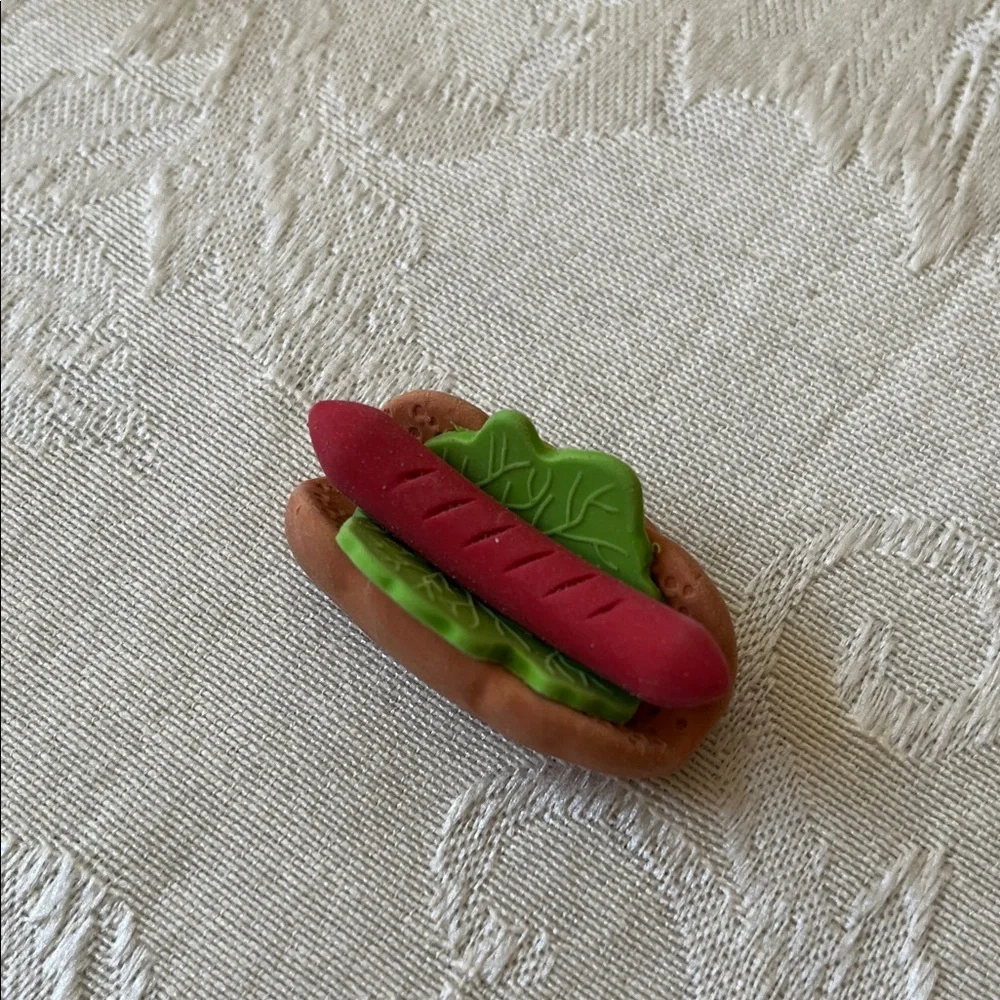 10 Piece Food Erasers 7 Pizza slices, Pizza and Snack Set - Picture 8 of 8